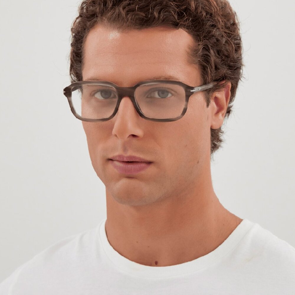 🕶️ New Gucci GG1446O 003 Eyeglasses - Grey Havana Frame 56mm